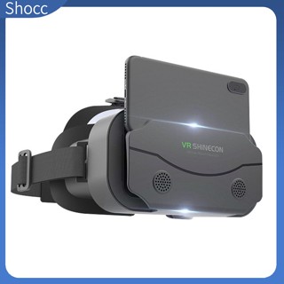 Shocc แว่นตาเล่นเกมเสมือนจริง 3d ปรับความยาวโฟกัสได้ สําหรับสมาร์ทโฟน 4.5-7.0 นิ้ว