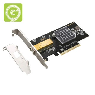 การ์ดเครือข่าย PCIE 10 Gigabit สําหรับ Intel 82599 Server Optical Fiber Desktop PCI-E X8 LAN Adapter SFP 10Gbit