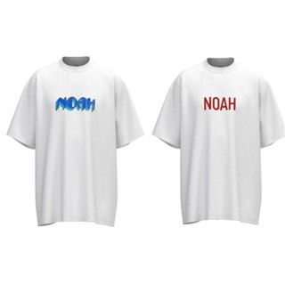 เสื้อยืดแขนสั้น ผ้าฝ้าย พิมพ์ลาย NOAH พลัสไซซ์ สําหรับผู้ชาย และผู้หญิง