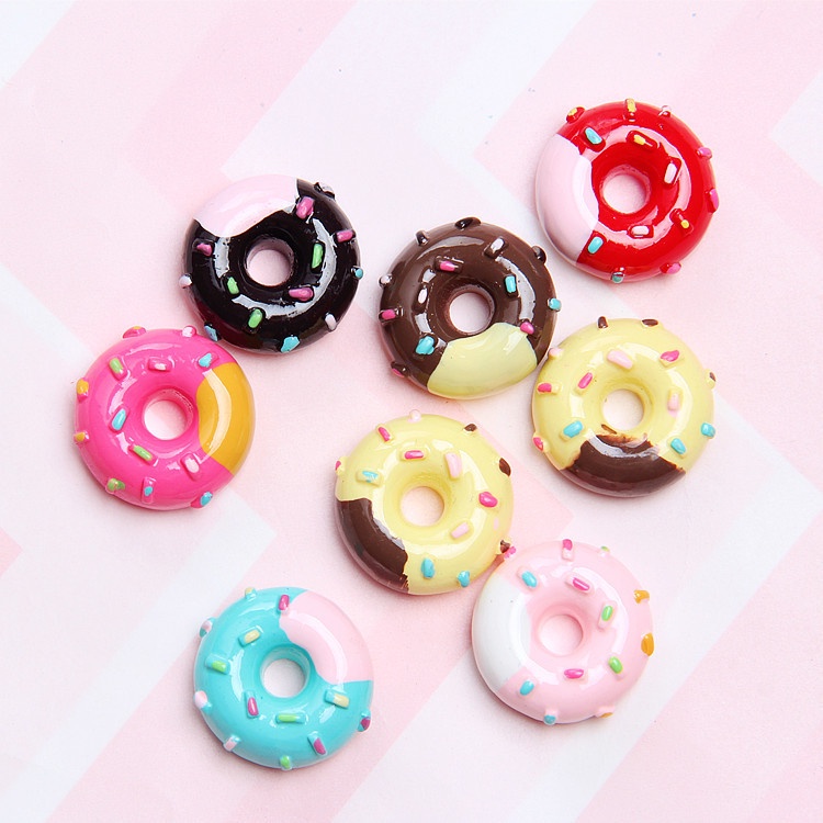 การ์ตูน Dunkin Donut Jibbits สําหรับออกแบบ Pins ขนมรองเท้า Charms ขนมขบเคี้ยว Jibits Charm ช็อกโกแลต