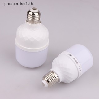 [PPTH] หลอดไฟ LED 3W 5W 10W 15W 20W E27 220V ระบบเซนเซอร์จับการเคลื่อนไหว สีขาว สําหรับทางเดินบันได ทางเดิน [MOTOR]