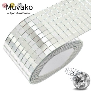 Muvako สติกเกอร์กระจก ทรงสี่เหลี่ยม ขนาดเล็ก 100x4 ซม. สําหรับตกแต่งผนังบ้าน DIY