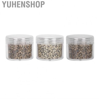 Yuhenshop Comfort Hair Extension Safe Soft Link Beads