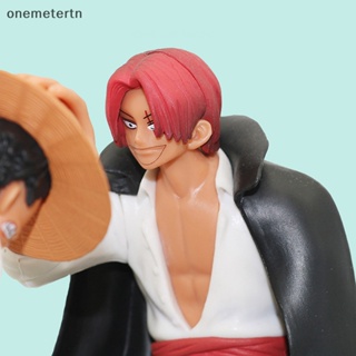 ฟิกเกอร์ PVC รูปการ์ตูนอนิเมะ One Piece Luffy Shunks ของเล่นสําหรับเด็ก