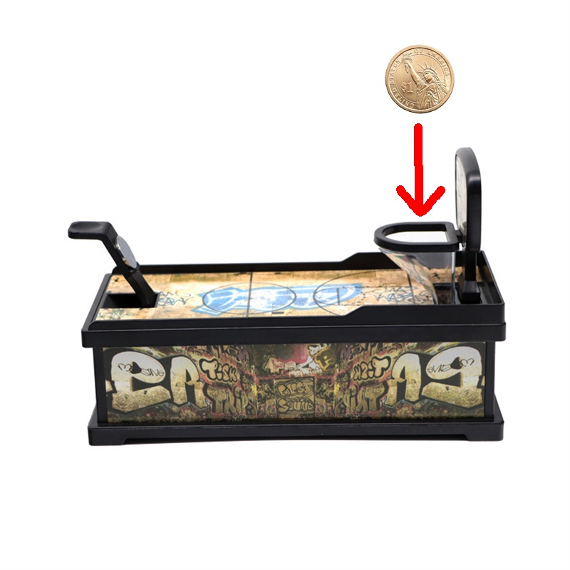 Coin Innovation Piggy Bank Decompression Toy Coin Toss Piggy Bank สามารถใช้กับ Store Basketball Cour