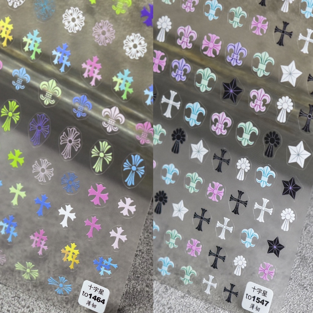 [Meow.Sensei] สติกเกอร์ ลาย Tomoni Thin Tough 1464 5d มีกาวในตัว หลากสีสัน สําหรับติดตกแต่งเล็บ