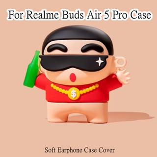 【Case Home】เคสหูฟัง แบบนิ่ม กันกระแทก ลายการ์ตูน สําหรับ Realme Buds Air 5 Pro 5 Pro