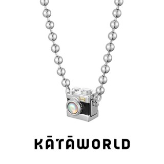 (($Most Popular $) สร้อยคอ จี้รูปกล้อง KataWorld หรูหรา ระดับไฮเอนด์ เหมาะกับของขวัญคู่รัก 2023