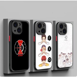 เคสโทรศัพท์มือถือแบบนิ่ม กันรอยเลนส์กล้อง ลาย EXOPopular Y198 สําหรับ iPhone SE SE2 SE3 7 8 Plus XR XS Max 11 Pro Max