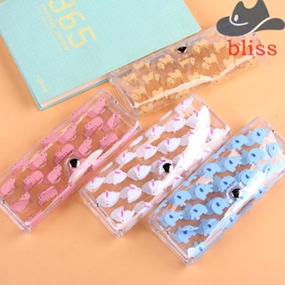 BLISS กล่องแว่นตาใส พิมพ์ลายผลไม้น่ารัก 1 ชิ้น