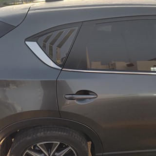 ขอบแผงชัตเตอร์หน้าต่าง ด้านหลัง อุปกรณ์เสริม สําหรับ Mazda CX-5 CX5 2017 2018 2019 2020 2021 2022