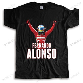 เสื้อยืด พิมพ์ลาย F1 Racer Fernando Alonso หลายสี สําหรับผู้ชาย