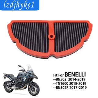 [Lzdjhyke1] อะไหล่ไส้กรองอากาศรถมอเตอร์ไซด์ สําหรับ Benellis BN502 2014-2019 Tnt600 2018-19 BN Bj 600 502 Bj600 BN502R 2017-19