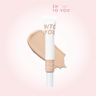 Into You Fit To Skin คอนซีลเลอร์เนื้อลิขวิด ให้ความชุ่มชื้น ปกปิดสิว กระ จุดด่างดํา ติดทนนาน ป้องกันเหงื่อ ใบหน้า คอนซีลเลอร์