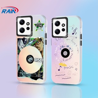 เคสโทรศัพท์มือถือแบบแข็ง ไล่โทนสี หลากสี สําหรับ Redmi Note 12 4G A1 A2 Note 11S 11 Pro 10 10s 10 Pro Note 9S 9 Pro Note8 Note7 Pro 12C 10C 9C 10A 9A Redmi 8A POCO X3 NFC X3 Pro M5S C40 ฝนตก