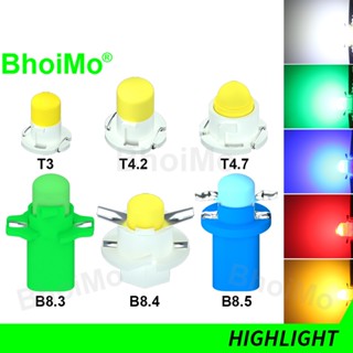 Bhoimo T3 แผงหน้าปัด led COB T4.2 T4.7 B8.3 B8.4 B8.5 เครื่องวัดคลัสเตอร์ แผงมาตรวัดไฟนีโอเวดจ์เตือนมอเตอร์ไฟแสดงสถานะ หลอดไฟสัญญาณ DC12V