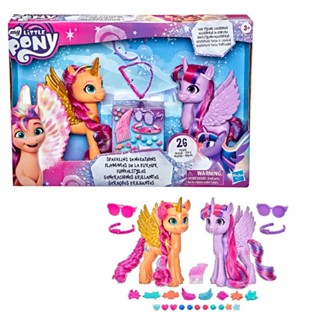 ของเล่นเด็ก ตุ๊กตา Pony Shining Good Friends Yue Xiyue Play House สีม่วง F3331 DKFQ