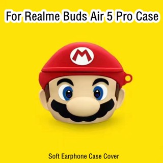 【ของแท้】เคสหูฟัง แบบนิ่ม ลายการ์ตูน สําหรับ Realme Buds Air 5 Pro Realme Buds Air 5 Pro