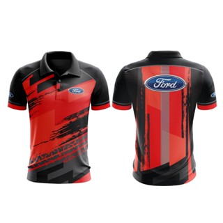 MOTOSHIRT FORD-A04-22 เสื้อคอปกแขนสั้น