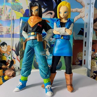 Ulove1bsby ฟิกเกอร์ PVC อนิเมะดราก้อนบอล Z Android 17 18 24 ซม. ของเล่น สําหรับเก็บสะสม TH