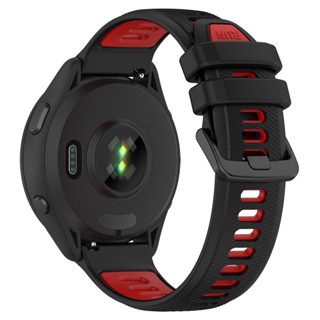 สายนาฬิกาข้อมือซิลิโคน กันน้ํา ขนาด 20 มม. 22 มม. คุณภาพสูง สําหรับ Garmin Forerunner 265 255 745 645 245 158 55 Vivoactive 4 3 music