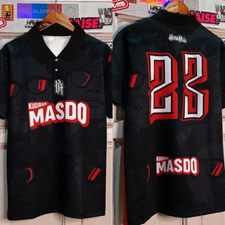 เสื้อโปโลแขนสั้นลําลอง ลายทีม Masdo X Homebois Jersey ของแท้ เหมาะกับฤดูร้อน 2022 2023