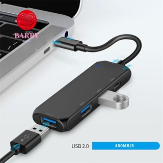 BARRY อะแดปเตอร์ฮับแยกสายเคเบิ้ล USB 2.0 3.0 Type-C สําหรับแล็ปท็อป พีซี เมาส์ คีย์บอร์ด คอมพิวเตอร์