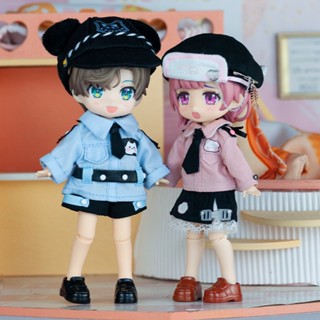 Ob11 ชุดยูนิฟอร์มตุ๊กตาแมว สุนัข 12 จุด BJDGSC ymyP9