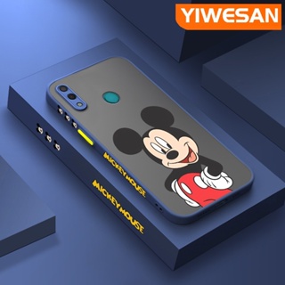 สําหรับ Huawei Y7 2019 Y7 Prime 2019 เคสการ์ตูนมิกกี้เมาส์ ดีไซน์ใหม่ ซิลิโคน กันกระแทก เคสโทรศัพท์ แบบแข็ง ฝ้า บาง