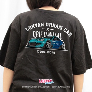 Attitude เสื้อยืดแขนสั้น ผ้าฝ้าย พิมพ์ลายรถยนต์ DRIFT animal drifting animal GT86 สไตล์คลาสสิก สําหรับผู้ชาย