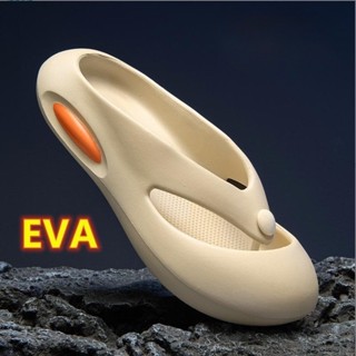 คู่น้ําหนักเบา EVA รองเท้าแตะผู้ชายผู้หญิงกลางแจ้งหนาด้านล่าง Nonslip รองเท้าแตะชายหาดกันน้ํา ไซซ์ 35-46