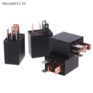 Myriadu รีเลย์เตือนภัยรถยนต์ DC 12V 24V 40A 1NO 1NC SPDT 4/5 Pins