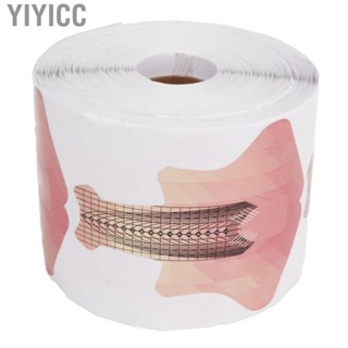 Yiyicc 300 Sheets Fish Shaped Nail Form Extension Guide  Self Adhesive French Shaper for Acrylic UV Gel