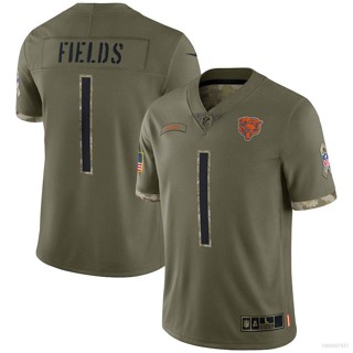 Yp2 เสื้อยืดลําลอง แขนสั้น พิมพ์ลาย NFL Chicago Bears Jersey Fields Payton Football สําหรับผู้ชาย เหมาะกับการเล่นกีฬา PY2 2023