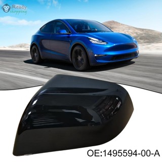 ฝาครอบกระจกมองข้าง ด้านขวา สีดํา สําหรับ Tesla Model Y 21-23 1495594-00-A