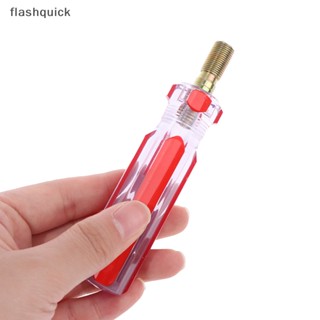 Flashquick 1 ชิ้น สีแดง ใส หน่วยจักรพรรดิ ด้าย CATV โคแอกเชียล สายเคเบิล F เชื่อมต่อ เครื่องมือแทรก ดี