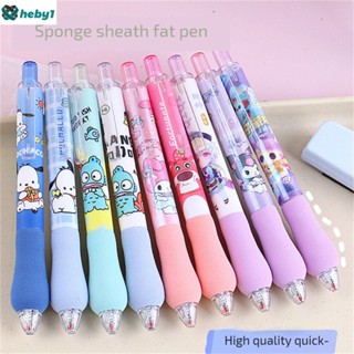ปากกาเป็นกลางกดมูลค่าสูง Kulomi Pacha Dog Egg Black Pen Yuanshen Strawberry Bear Quick-drying Pen heby1