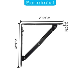 [Sunnimix1] ชั้นวางของ ทรงสามเหลี่ยม แบบพับได้ ทนทาน สําหรับห้องนอน ระเบียง DIY 2 ชิ้น