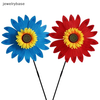 [jewelrybase] ของเล่นกังหันลม รูปดอกทานตะวัน สองชั้น สําหรับเด็ก ตกแต่งสวน