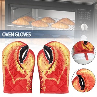 Lobster Claw Oven Mitts for Oven Cooking Cotton Lining Claw Gloves