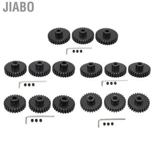 Jiabo Pinion Gear Steel Black M1.5 8mm Reduce Noise  Set For 1/5