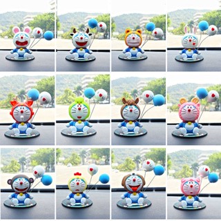 Car Decoration Doraemon Hand Office Car Cute Girl Cartoon Doll Zodiac Pokonyan Car Interior Ornaments 040V