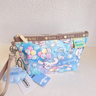 Lesportsac กระเป๋าเครื่องสําอาง ทรงคลัทช์ 2725 พร้อมสายคล้องมือ