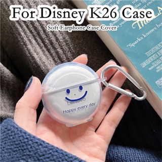 【ส่วนลด】เคสหูฟัง แบบนิ่ม ลายการ์ตูนดิสนีย์ K26 สําหรับ Disney K26