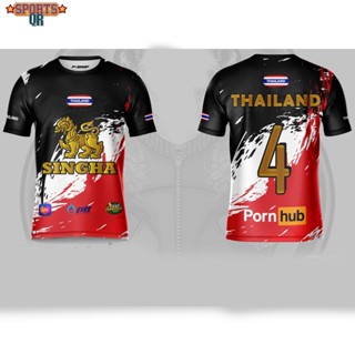 (Sports Evolution) เสื้อกีฬาสิงห์ใหญ่Pornhubเสื้อบอลเสื้อพิมลายวัยรุ่น