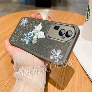 เคสโทรศัพท์มือถือ TPU แบบนิ่ม ลายผีเสื้อ 3D สําหรับ OPPO Reno10 Pro+ Pro Plus 5G 4G Reno 10 10Pro Reno10Pro+