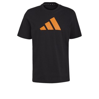 adidas ไลฟ์สไตล์ เสื้อยืด Future Icons Logo ผู้ชาย สีดำ HF4757