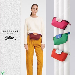 【ผลิตภัณฑ์ฝรั่งเศส】longchamp กระเป๋า ผู้หญิง กระเป๋าหน้าอก neo re-play กระเป๋าคาดเอว crossbody bag