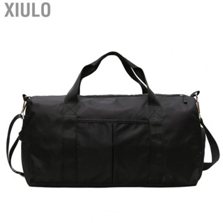 Xiulo Sports Gym Bag Nylon Large  Travel Duffel Bag with Shoe Wet Clothes Compartment for Yoga