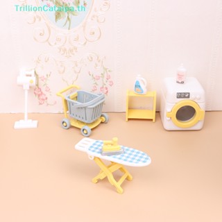 Trillioncatalpa ชุดเฟอร์นิเจอร์บ้านตุ๊กตา 1:12 DIY